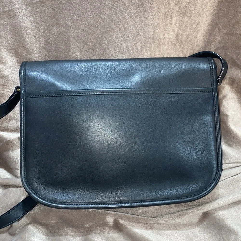 Vintage Coach City Bag 9790 Legacy black leather excellent condition
